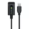 Techly IUSB-REP220TY3 Καλώδιο USB USB 2.0 20 m USB A μαύρο