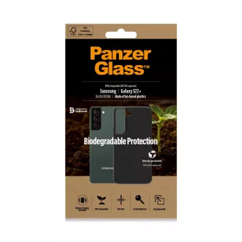 Θήκη PanzerGlass Samsung Galaxy S22 Plus μαύρη βιοδιασπώμενη