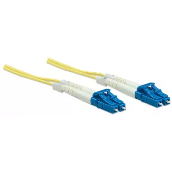 Intellinet καλώδιο patch οπτικών ινών, OS2, LC/LC, 5 m, κίτρινο, duplex, singlemode, 9/125 µm, LSZH, ίνα, εφ' όρου ζωής εγγύηση