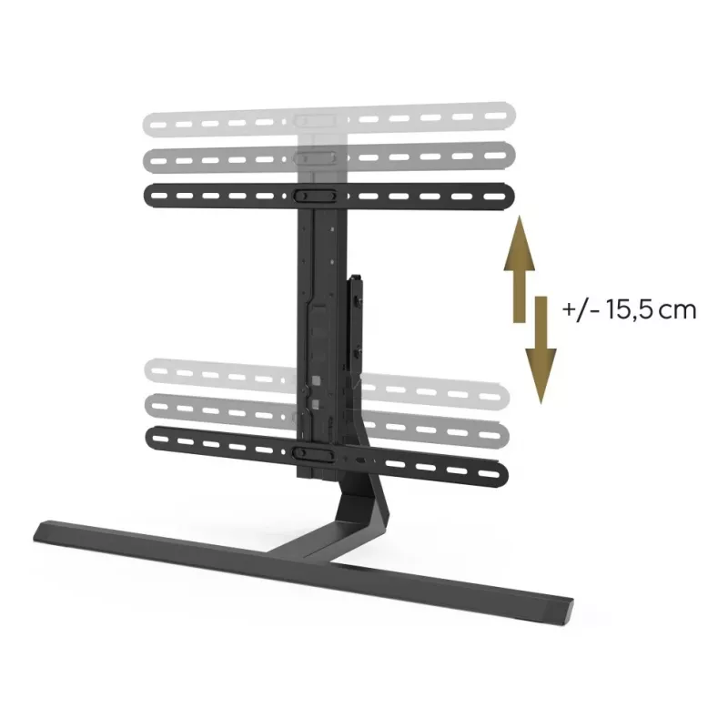 Hama 00220869 βάση τηλεόρασης έως 65 ίντσες (165 cm), περιστρεφόμενη, με κλίση, ρυθμιζόμενου ύψους, έως 40 kg, μαύρη