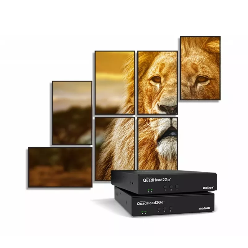 Matrox QuadHead2Go Q155 Πολυ-οθονικός Ελεγκτής Συσκευή / Q2G-H4K2