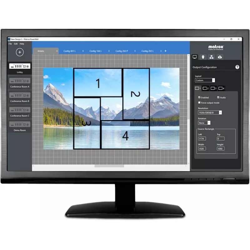 Matrox QuadHead2Go Q155 Πολυ-οθονικός Ελεγκτής Συσκευή / Q2G-H4K2