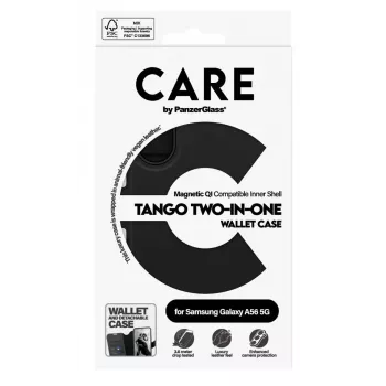PanzerGlass Tango Two-in-One Θήκη κινητού 17 cm (6,7 ίντσες) Θήκη πορτοφόλι Μαύρο