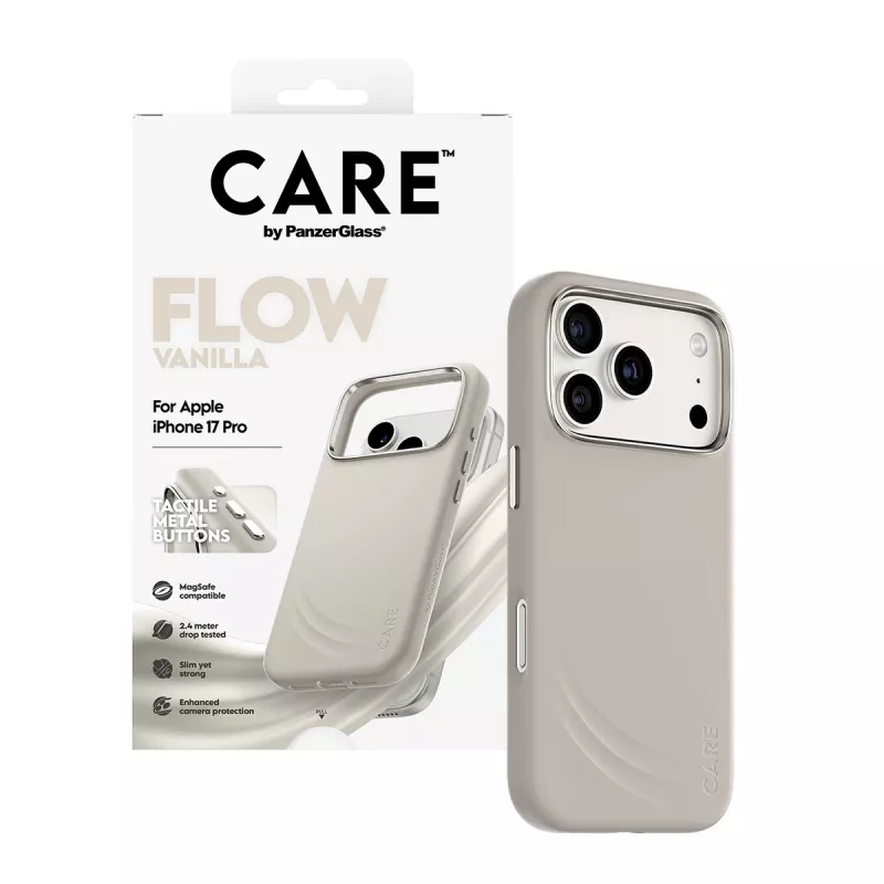 PanzerGlass CARE™ by ® Flow Case Vanilla με MagSafe iPhone 17 Pro