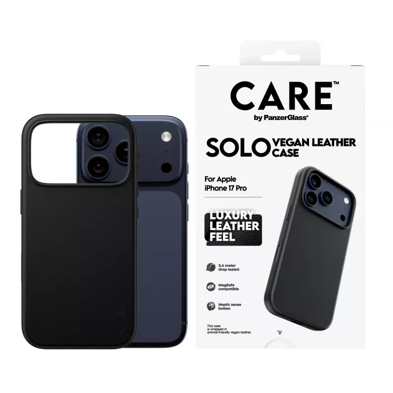 Προστατευτική θήκη PanzerGlass CARE™ Solo Case Μαύρο για iPhone 17 Pro