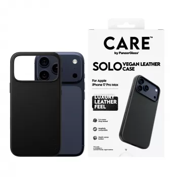 Προστατευτική θήκη Case PanzerGlass CARE Solo για iPhone 17 Pro Max, Μαύρο