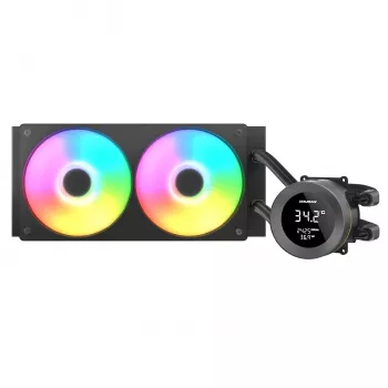 All-in-One-CPU-υγρό ψυγείο Cougar Poseidon Vistek 240, ARGB, ψυγείο 240 mm, ανεμιστήρας 120 mm, 700–2500 U/min, μαύρο