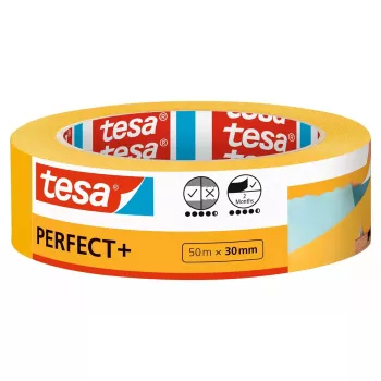 Tesa Economy 55342 ταινία κάλυψης, λευκό, 50 mm x 50 m, 3 τεμ.
