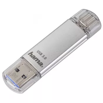 Hama C-Laeta USB stick 16 GB USB Type-A / USB Type-C 3.2 Gen 1 (3.1 Gen 1) ασημί