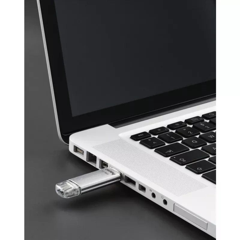 Hama FlashPen C-Laeta μονάδα flash USB 16 GB, USB 3.0 / USB Type-C, ασημί