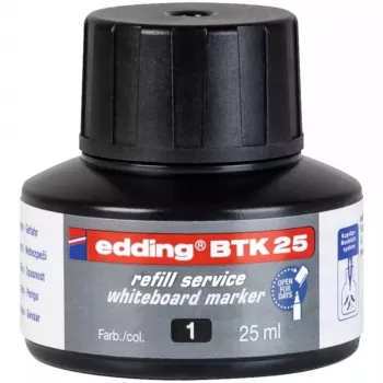 Μελάνι επαναπλήρωσης μαρκαδόρου Edding BTK-25 μαύρο 25 ml