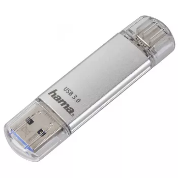 Hama C-Laeta Μονάδα USB flash 32 GB USB Type-A / USB Type-C 3.2 Gen 1 (3.1 Gen 1) Ασημί