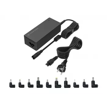 Conceptronic OZUL08B10 90W Καθολικός φορτιστής φορητού υπολογιστή, 10 μύτες φόρτισης περιλαμβάνονται