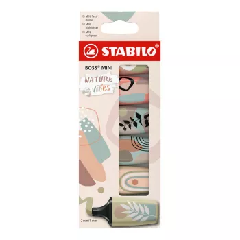 Μαρκαδόρος STABILO BOSS MINI 6 τεμ. Σφηνοειδής μύτη Πολύχρωμο
