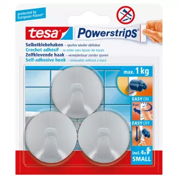 Γάντζος universal Tesa Powerstrips Hooks Small ROUND