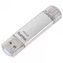 Hama C-Laeta USB Stick 256 GB USB Type-A / USB Type-C 3.2 Gen 1 (3.1 Gen 1) Ασημί