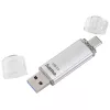 Hama C-Laeta USB Stick 256 GB USB Type-A / USB Type-C 3.2 Gen 1 (3.1 Gen 1) Ασημί