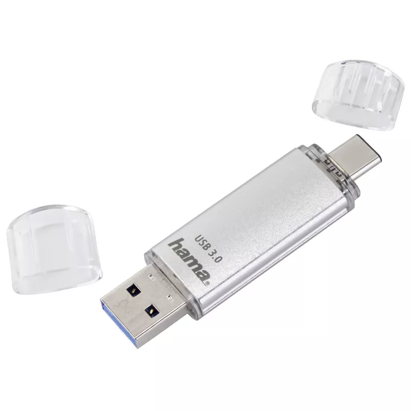 Hama C-Laeta USB Stick 256 GB USB Type-A / USB Type-C 3.2 Gen 1 (3.1 Gen 1) Ασημί