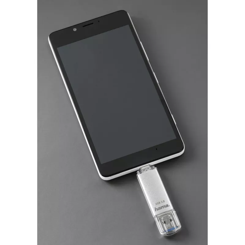 Hama C-Laeta USB Stick 256 GB USB Type-A / USB Type-C 3.2 Gen 1 (3.1 Gen 1) Ασημί
