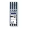 Μαρκαδόρος μόνιμης γραφής Staedtler 31-9WP4GS μαύρο 4 τεμ.