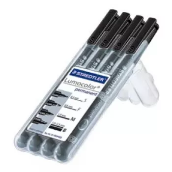 Μαρκαδόρος μόνιμης γραφής Staedtler 31-9WP4GS μαύρο 4 τεμ.