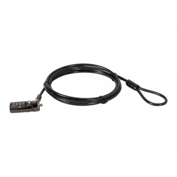 Conceptronic CUSTODIO01BN κλειδαριά συνδυασμού για φορητούς υπολογιστές, υποδοχή ασφαλείας Nano, 1,8 m