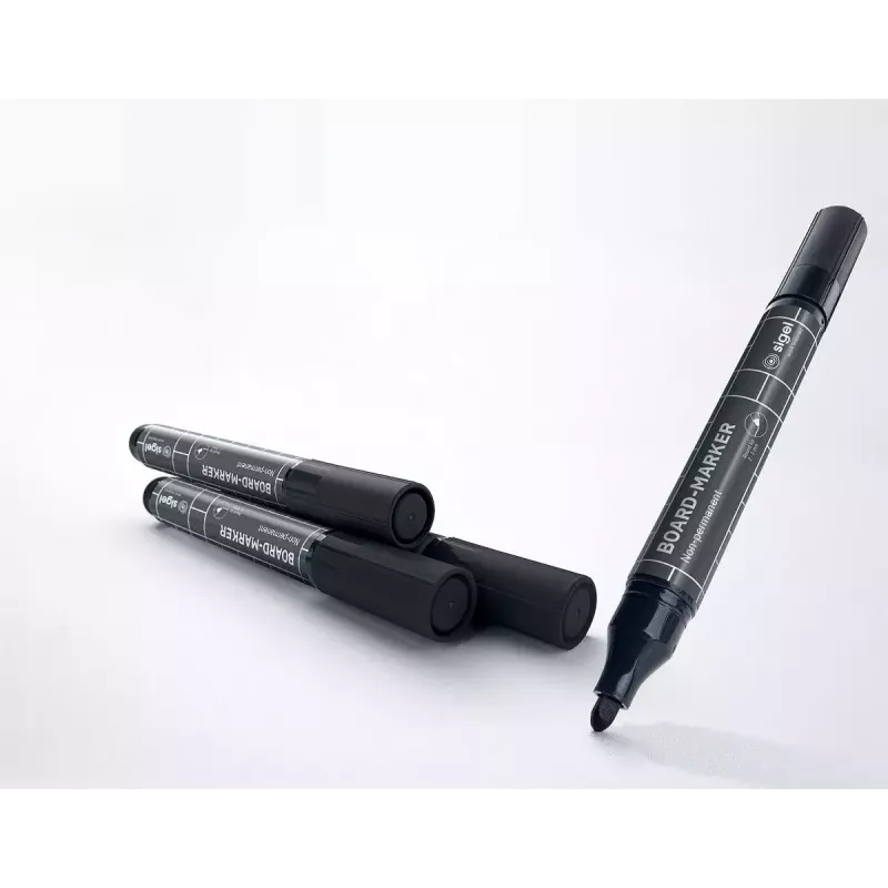 Μαρκαδόρος Sigel BA012 4 τεμ. Μαύρο