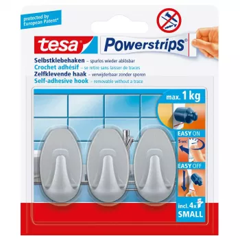 Άγκιστρο γενικής χρήσης Tesa Powerstrips Hooks Small OVAL