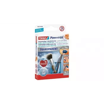 Αυτοκόλλητο συναρμολόγησης Tesa Powerstrips διαφανές LARGE
