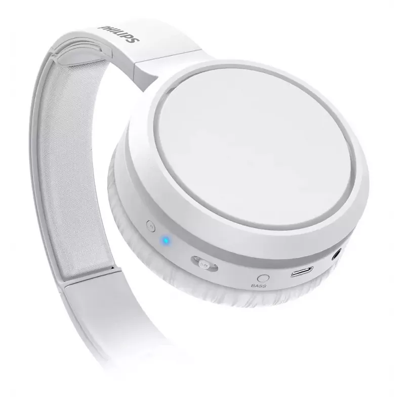 Philips TAH5205WT/00 ασύρματα περιωτιαία ακουστικά με μικρόφωνο, λευκά