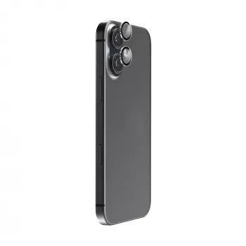 Κάλυμμα φακού d bramante eco-lens Pro — Διαφανές γυαλί και πλαστικό, για iPhone 17/16/16 Plus