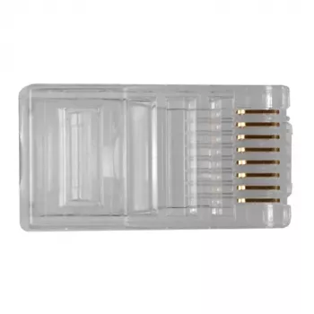 ACT RJ45 (8P/8C) αρθρωτός σύνδεσμος για στρογγυλό καλώδιο με λεπτά σύρματα