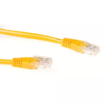 ACT Κίτρινο 0,5 μέτρα Καλώδιο patch U/UTP CAT6 με βύσματα RJ45