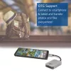 Αναγνώστης καρτών ACT AC7056 USB 3.2 Gen 1 Type-C Γκρι MicroSD SD