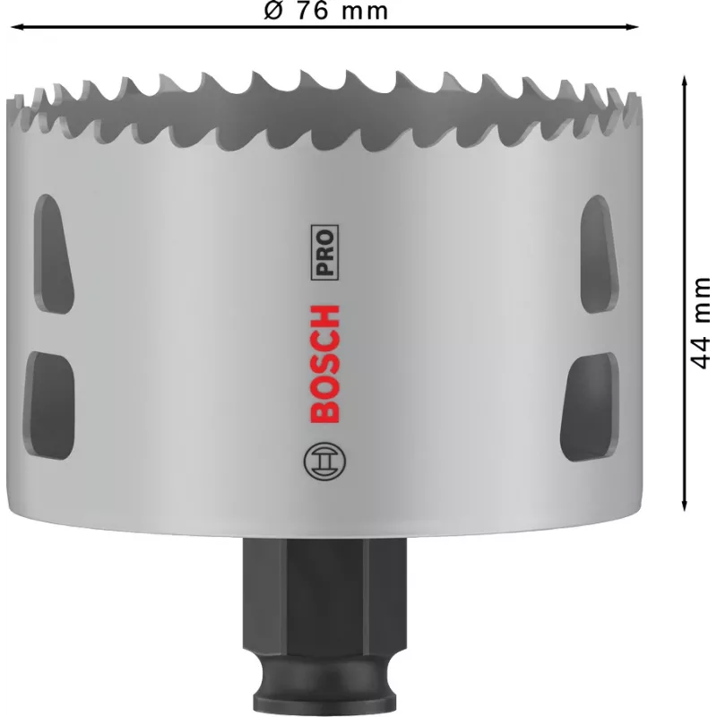 Πριόνι τρυπανιού Bosch PRO Multi Material PC Plus 44/76 mm μεμονωμένο τρυπάνι