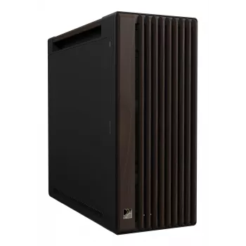 Κουτί PC ASUS ProArt PA602 Wood Edition Midi Tower — Μαύρο & Ξύλο, υποστηρίζει ATX/EATX, 2x200 mm μπροστά, 1x140 mm πίσω