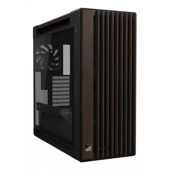 ASUS ProArt PA602 Wood Edition Modern Μαύρο - Tempered Glass Panel Midi Tower Μαύρο, Ξύλο
