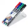 Μαρκαδόρος μόνιμος Staedtler Lumocolor 313 WP4 Μαύρο Μπλε Πράσινο Κόκκινο