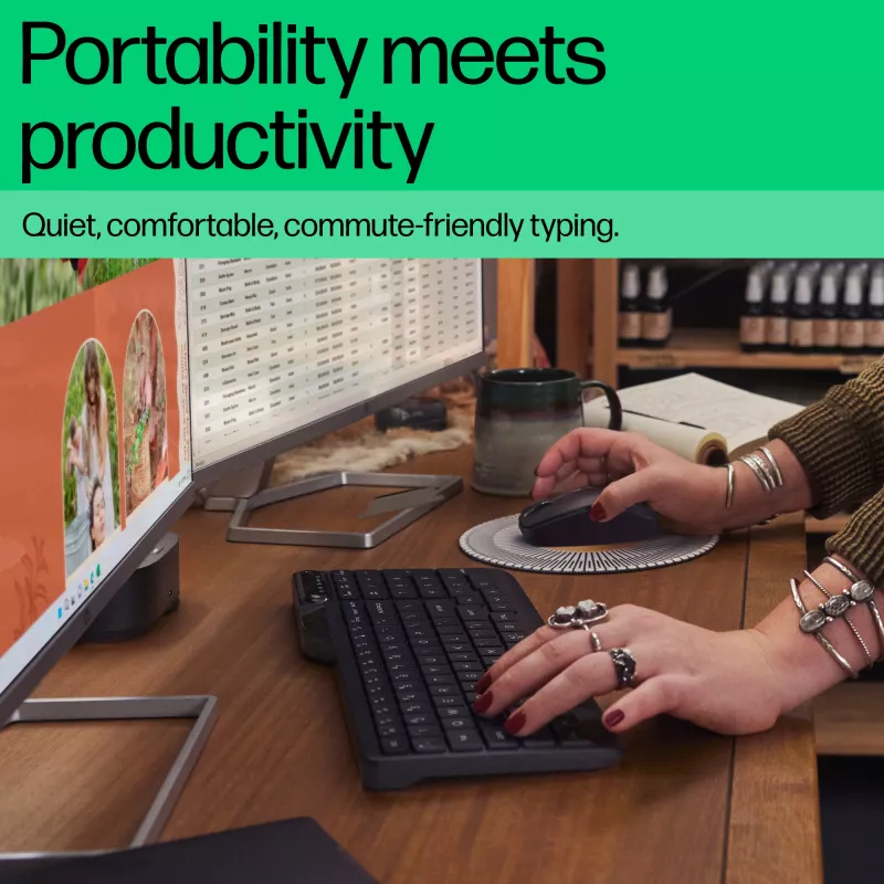 HP 475 Dual-Mode Multi-Device Compact Wireless Keyboard, διάταξη 2 ζωνών (7N7B9AA#UUW)