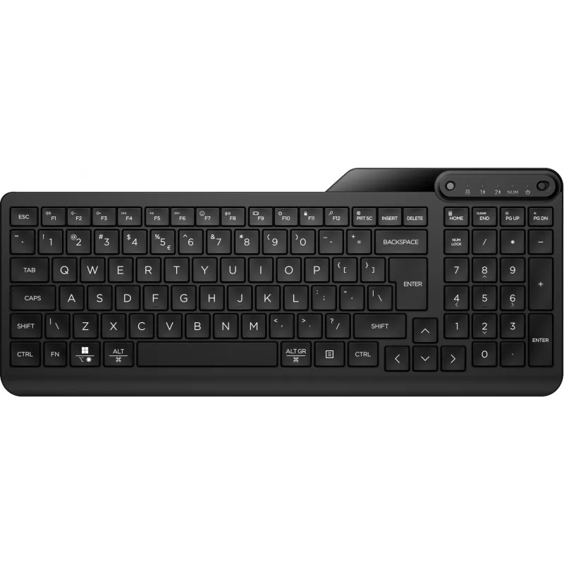 HP 475 Dual-Mode Multi-Device Compact Wireless Keyboard, διάταξη 2 ζωνών (7N7B9AA#UUW)