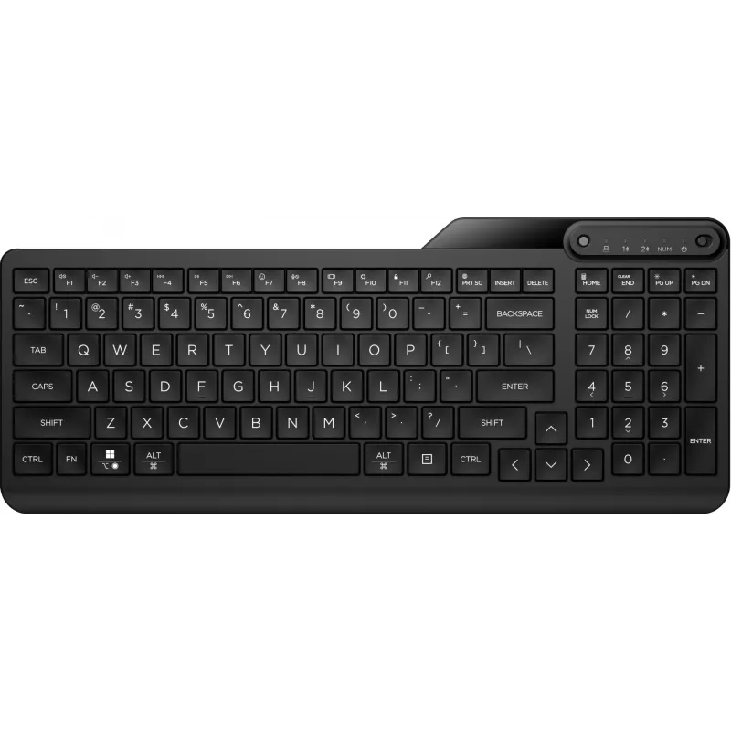 HP 475 Dual-Mode Multi-Device Compact Wireless Keyboard, διάταξη 2 ζωνών (7N7B9AA#UUW)