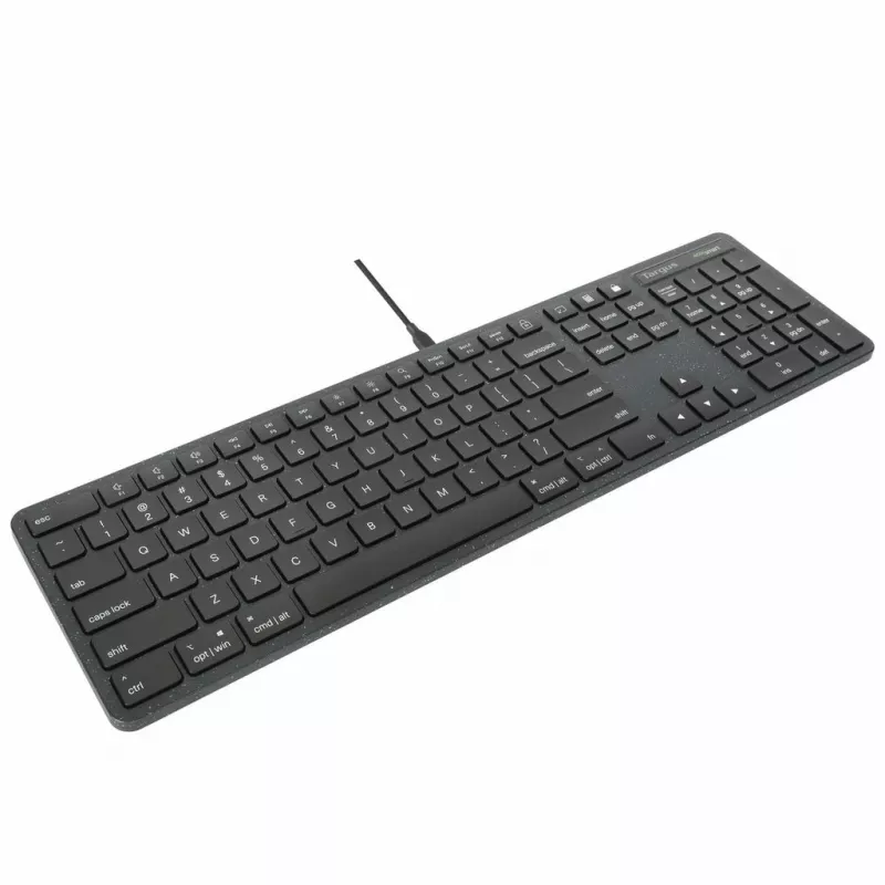 Targus EcoSmart AKB874UK Πληκτρολόγιο Universal USB QWERTY UK-Αγγλικά Μαύρο