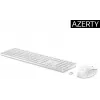 HP 650 Ασύρματο Πληκτρολόγιο και Ποντίκι Combo Full-size Membrane Λευκό