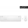 HP 650 Ασύρματο Πληκτρολόγιο και Ποντίκι Combo Full-size Membrane Λευκό