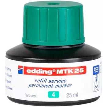 Μελάνι αναπλήρωσης μαρκαδόρου Edding MTK 25 πράσινο 25 ml