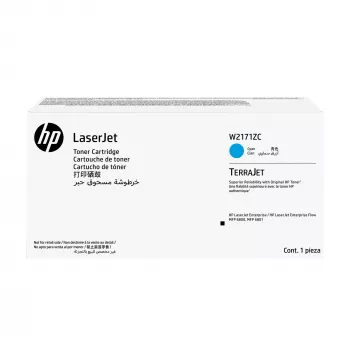 HP W2171ZC κυανό συμβόλαιο γνήσιο δοχείο τόνερ LaserJet, κυανό, 1 τεμ.