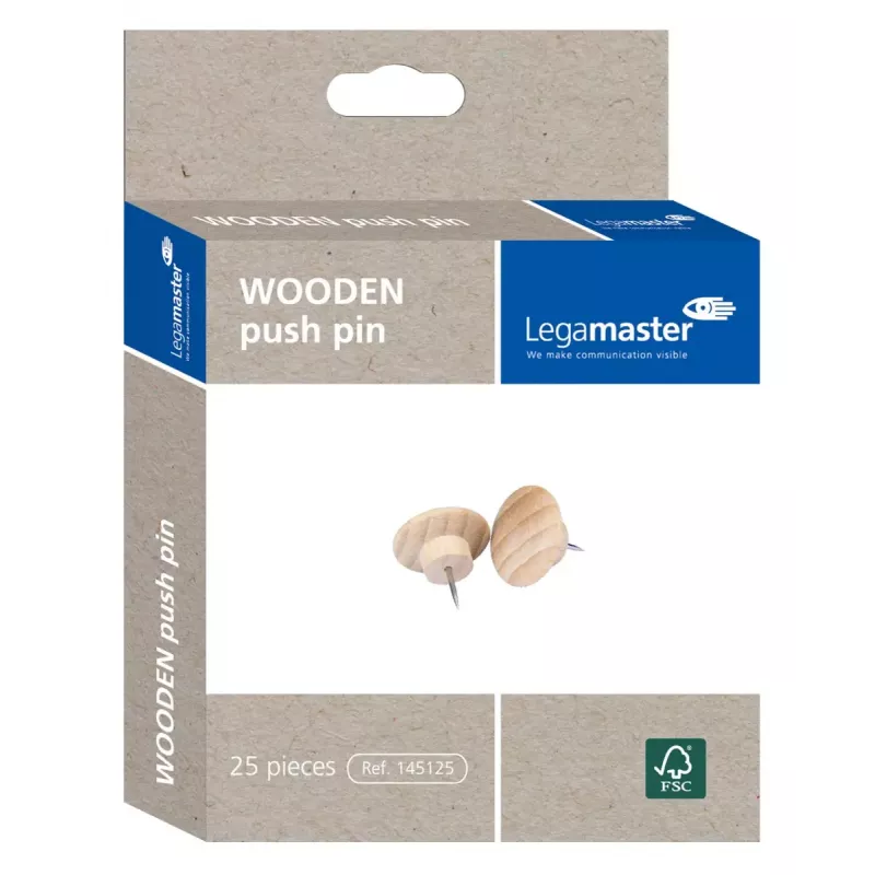 Πινέζες Legamaster WOODEN 25 τεμ.