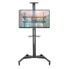 Techly ICA-TR46 Βάση/τρόλεϊ πολυμέσων Μαύρο Επίπεδη οθόνη