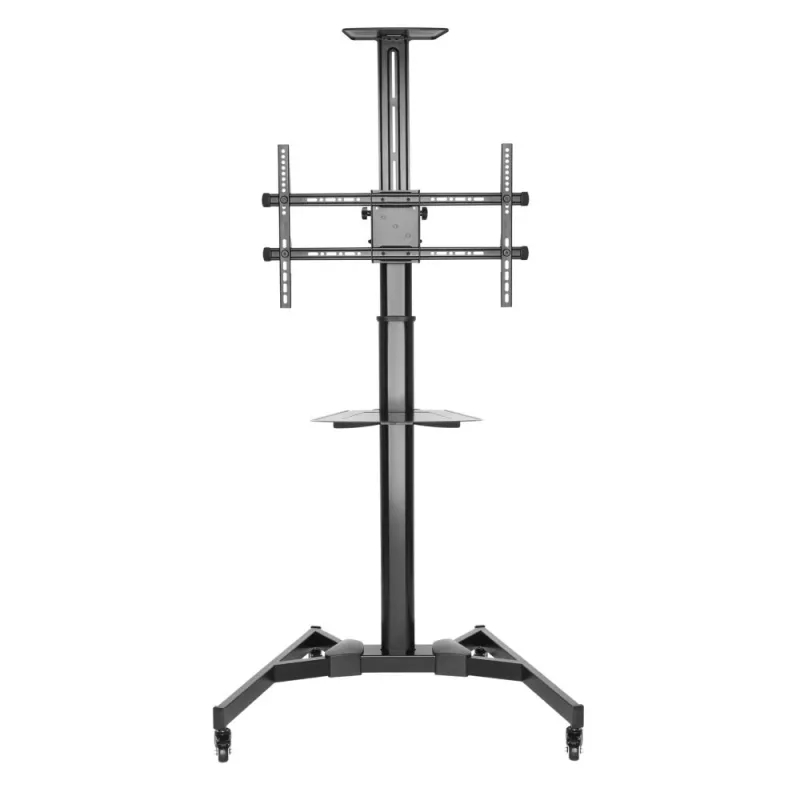 Techly ICA-TR46 Βάση/τρόλεϊ πολυμέσων Μαύρο Επίπεδη οθόνη