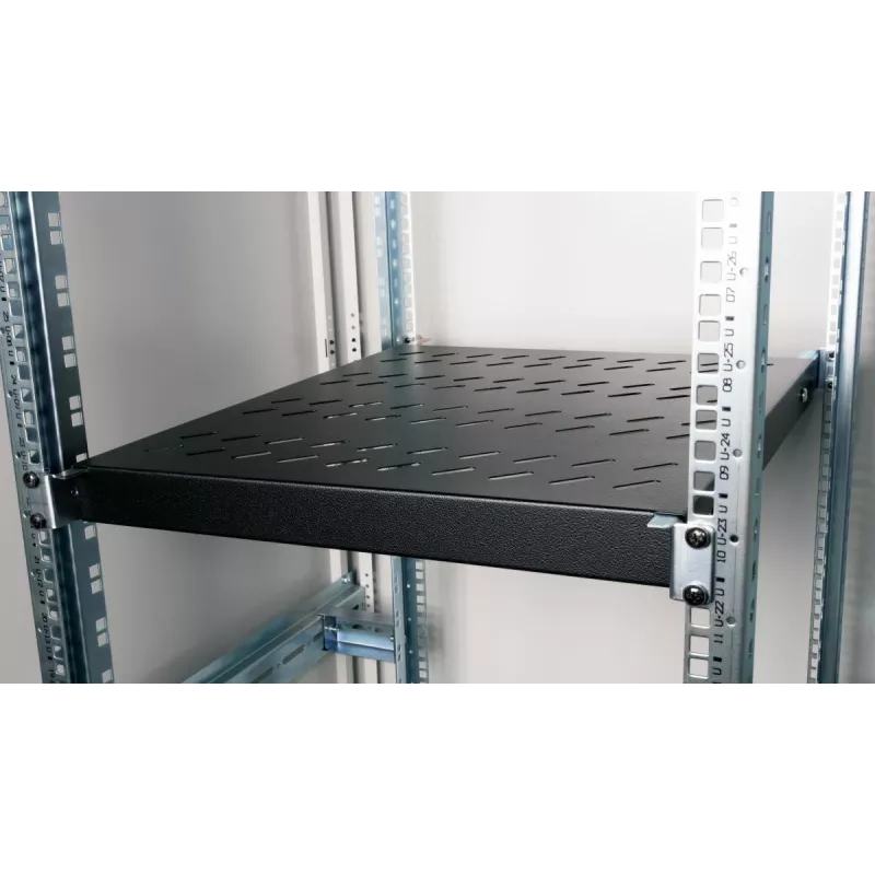 Ράφι rack Equip Μεταβλητό συρτάρι 19' 1U 500MM Μαύρο